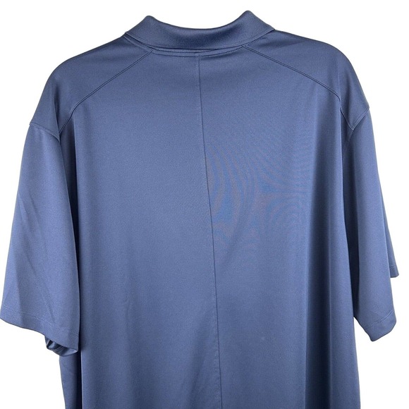 Nike Golf Polo Mens Sz XXL Dri Fit NYS Navy Performance Wear Short Sleeve Shirt - Picture 8 of 12